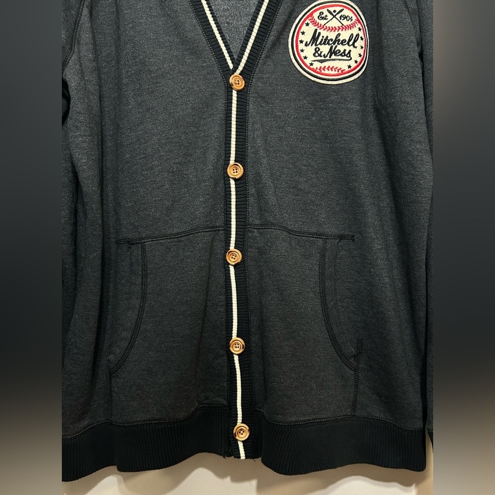 Mitchell and Ness Lateral Varsity Baseball Cardigan - Picture 3 of 10